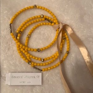 Yellow bracelets